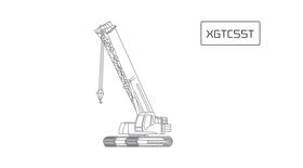Гусеничный телескопический кран XCMG XGTC55T