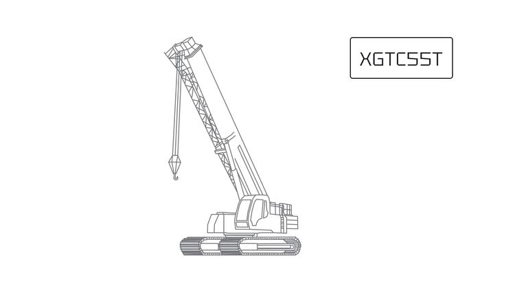 Гусеничный телескопический кран XCMG XGTC55T